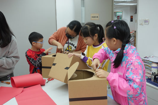 Wearable Paper Dragon Head Decoration Workshop