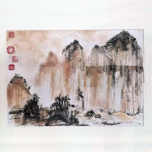 【陳莉敏 (QQ) 慈善公益藝術展】南屏晚鐘相思夢