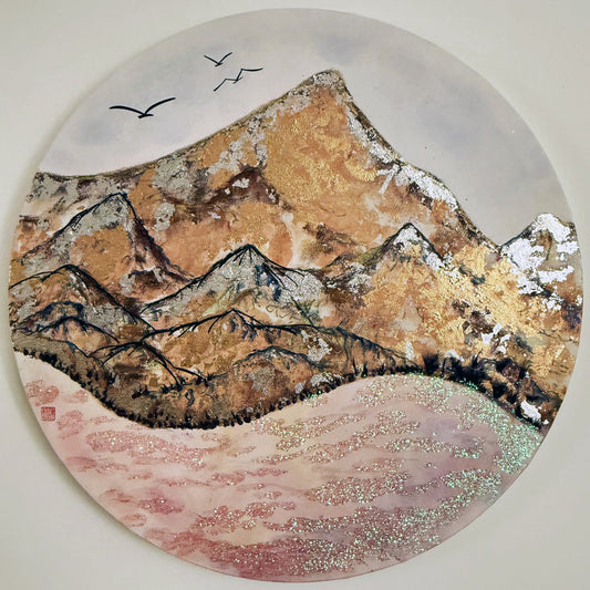 【陳莉敏 (QQ) 慈善公益藝術展】生命是路不是山