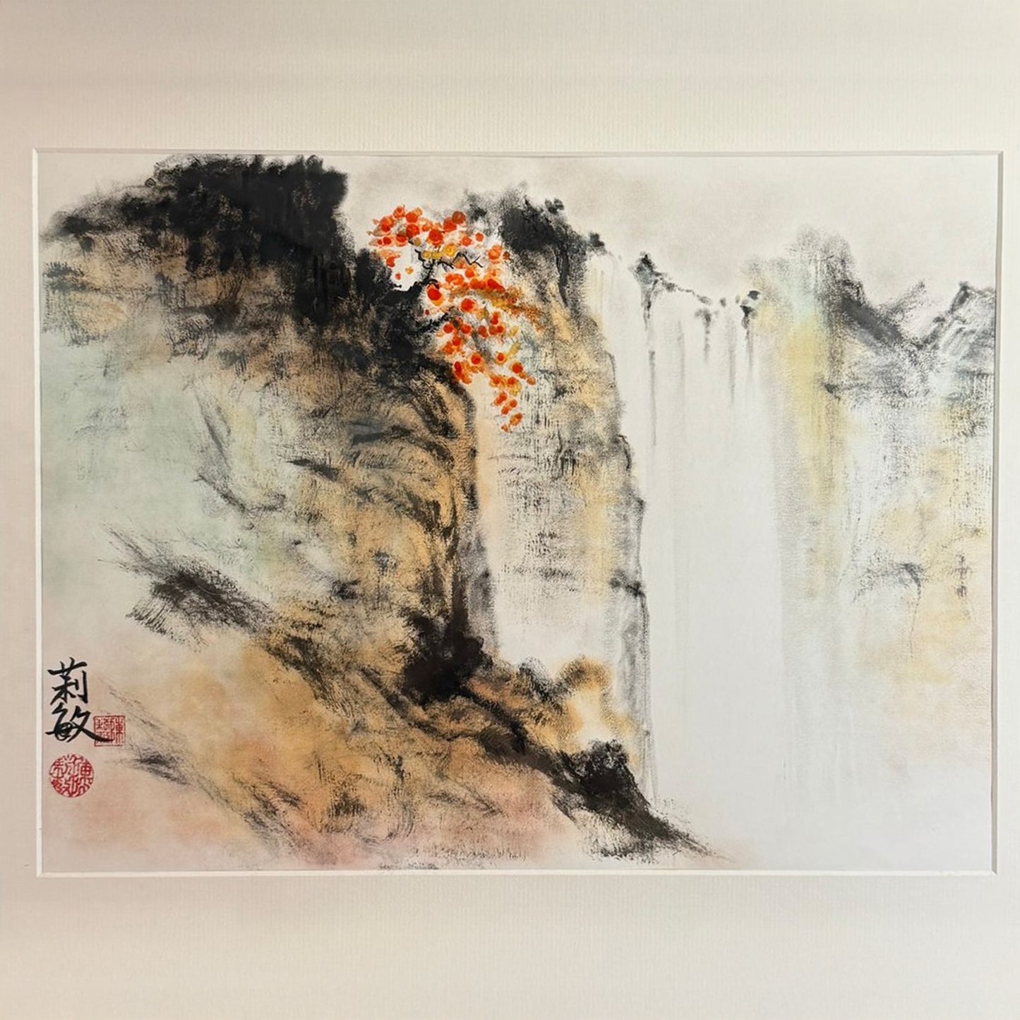Queenie Chan (QQ) - Charity Art Exhibition: 山有頂峰  水有深淵  一切皆有回甘