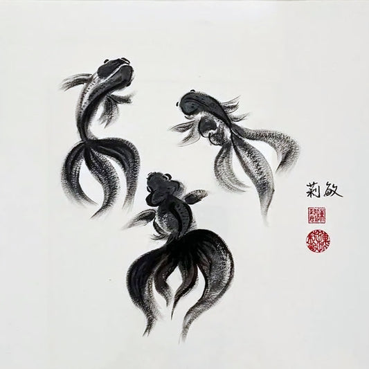 Queenie Chan (QQ) - Charity Art Exhibition: 水不試不知深淺  人不交不知好壞